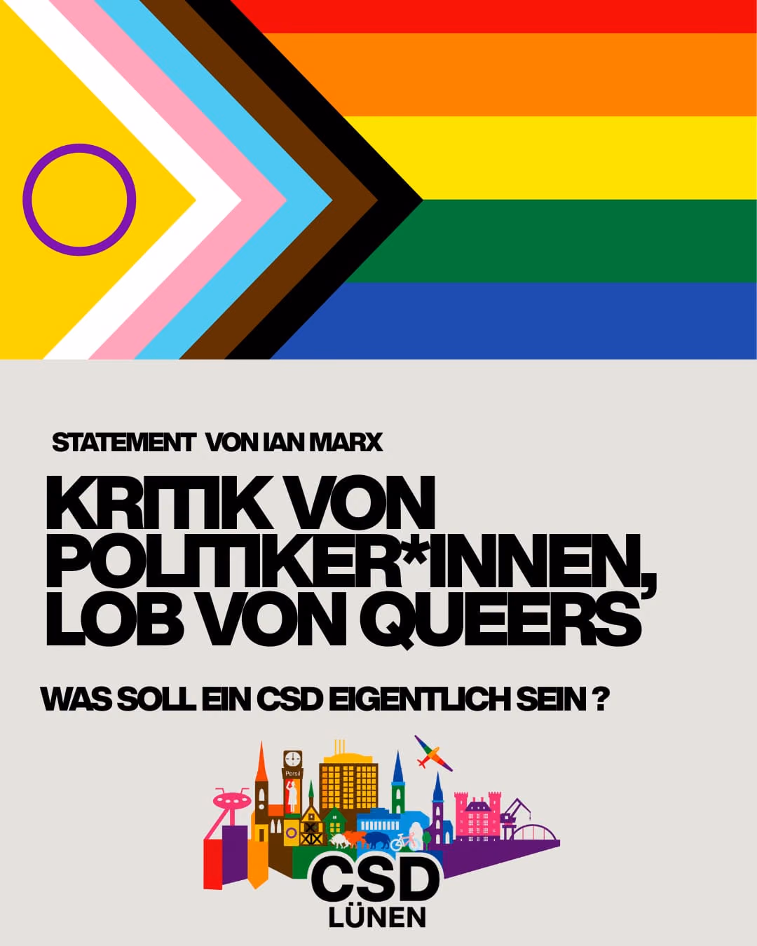 Titlecard: Kritik von Politiker*innen, Lob von Queers – Was soll ein CSD eigentlich sein?
